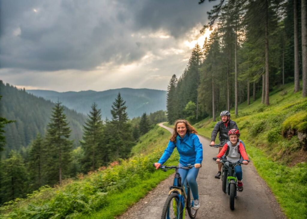 Family Bonding Through Mountain Biking