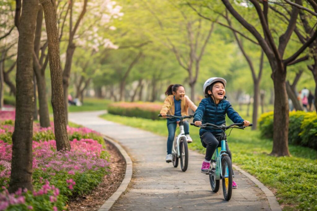 Benefits of Kids' Bike Games, Lifting Mental Well-being