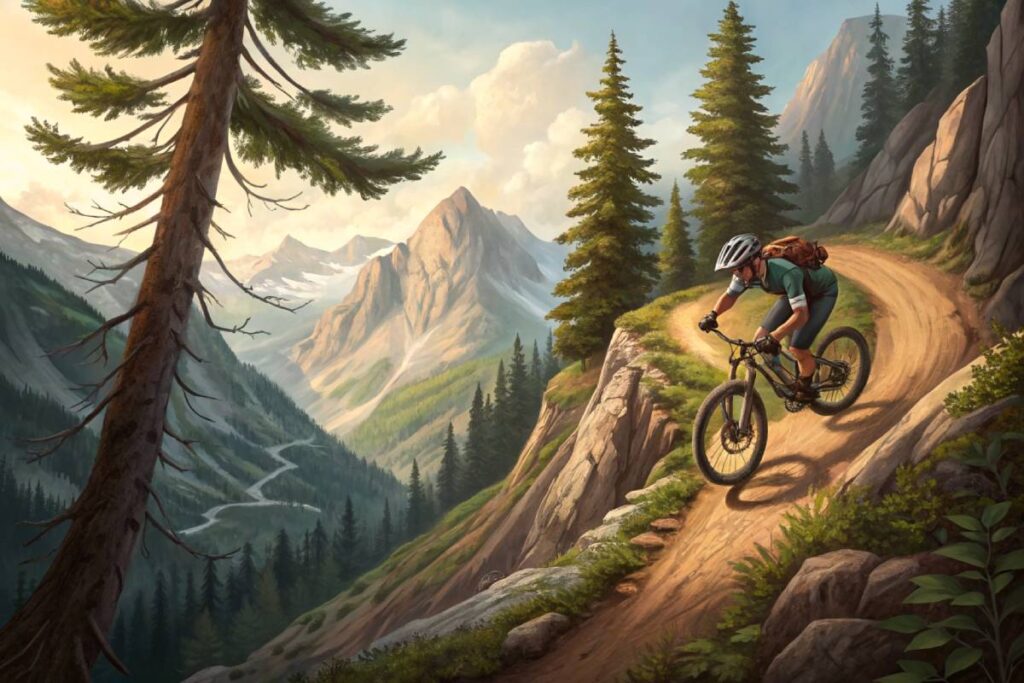 Riding Hairpin Switchbacks