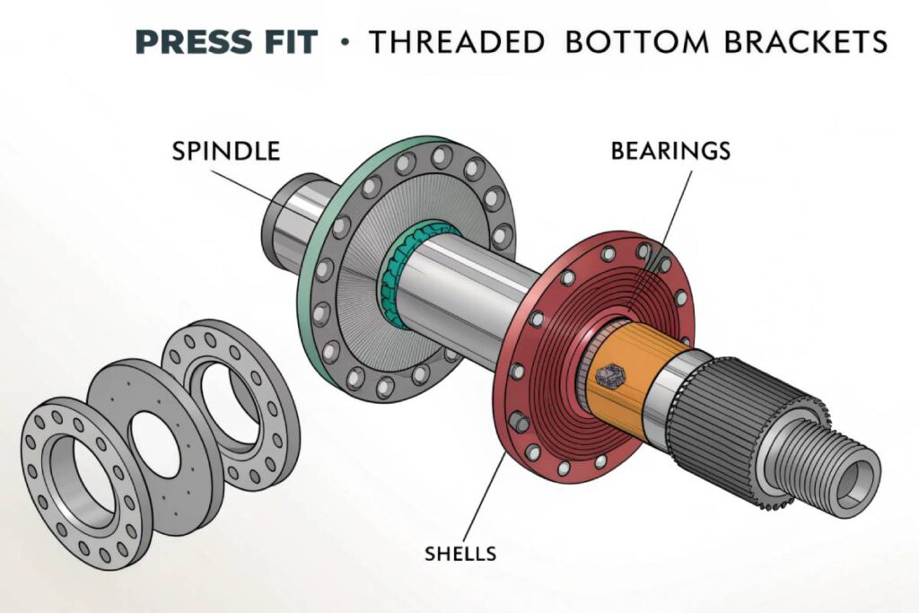 Bottom Bike Bracket Types