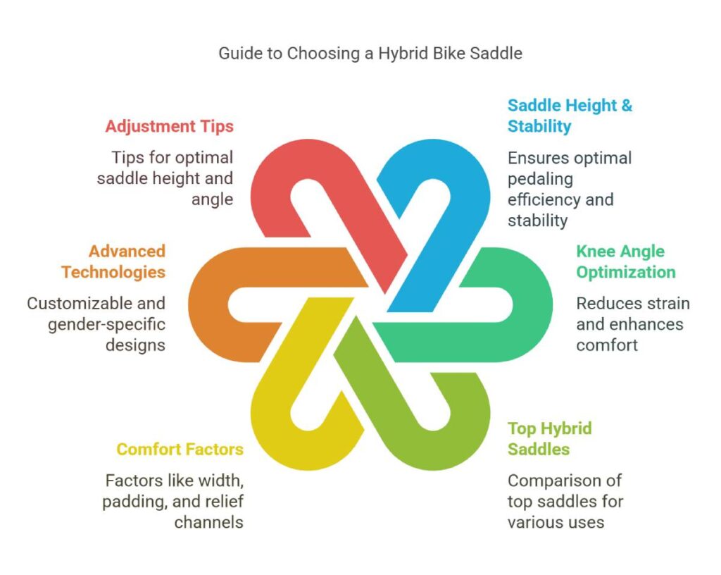Choosing the Perfect Hybrid Bike Saddle