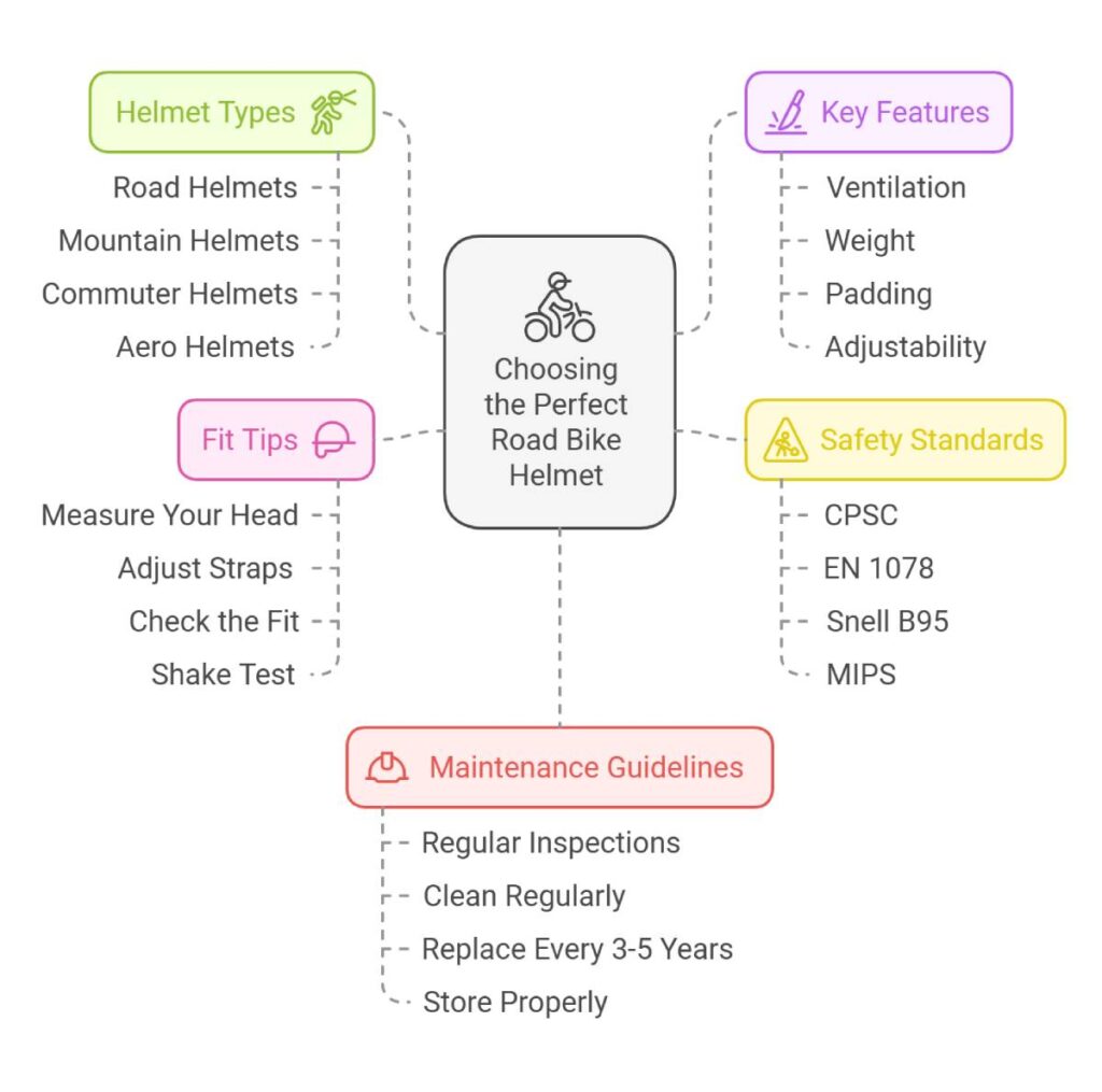 Choosing the Perfect Road Bike Helmet