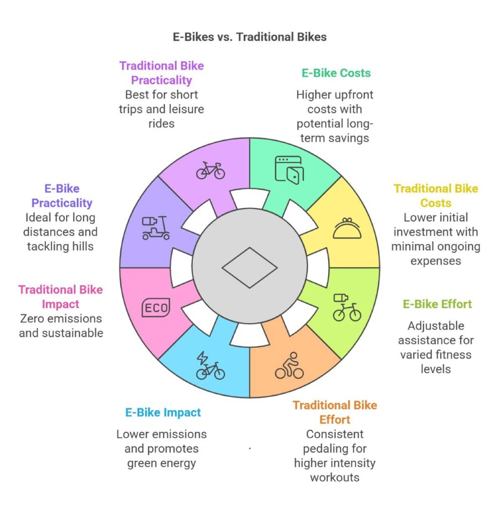 E-Bikes vs. Traditional Bikes: Which is Right for You?