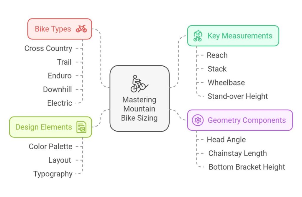 Mastering Mountain Bike Sizing Infograph