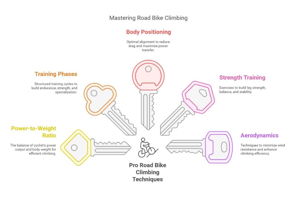 Pro Road Bike Climbing Techniques