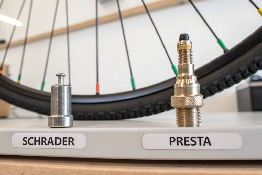 Valve Types in Kids' Bike Tires