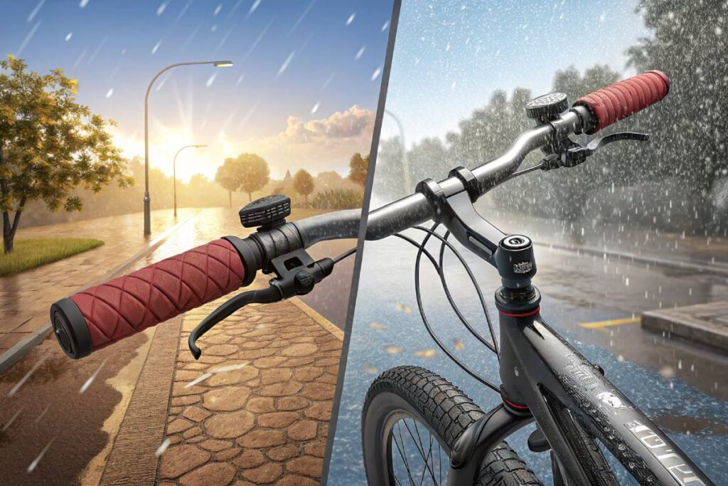 Weather Conditions Impact Bike Handlebar Grips
